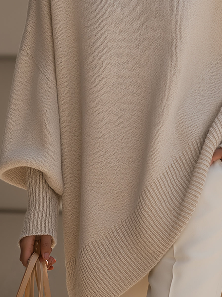 Women's Effortless Elegance Oversized Poncho