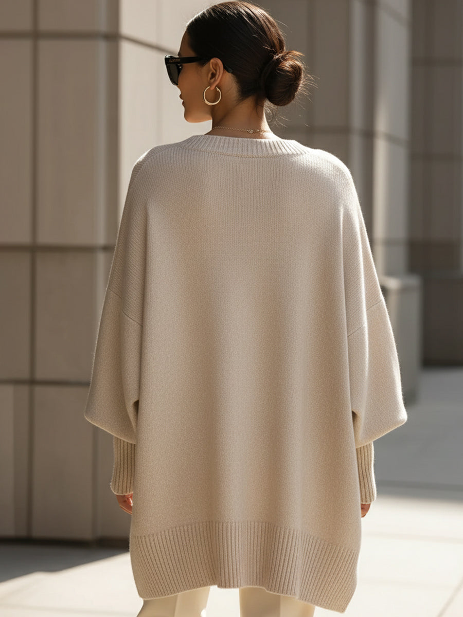 Women's Effortless Elegance Oversized Poncho