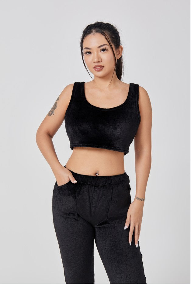 Women’s 3-Piece Winter Pajama Set – Cozy Warm Loungewear