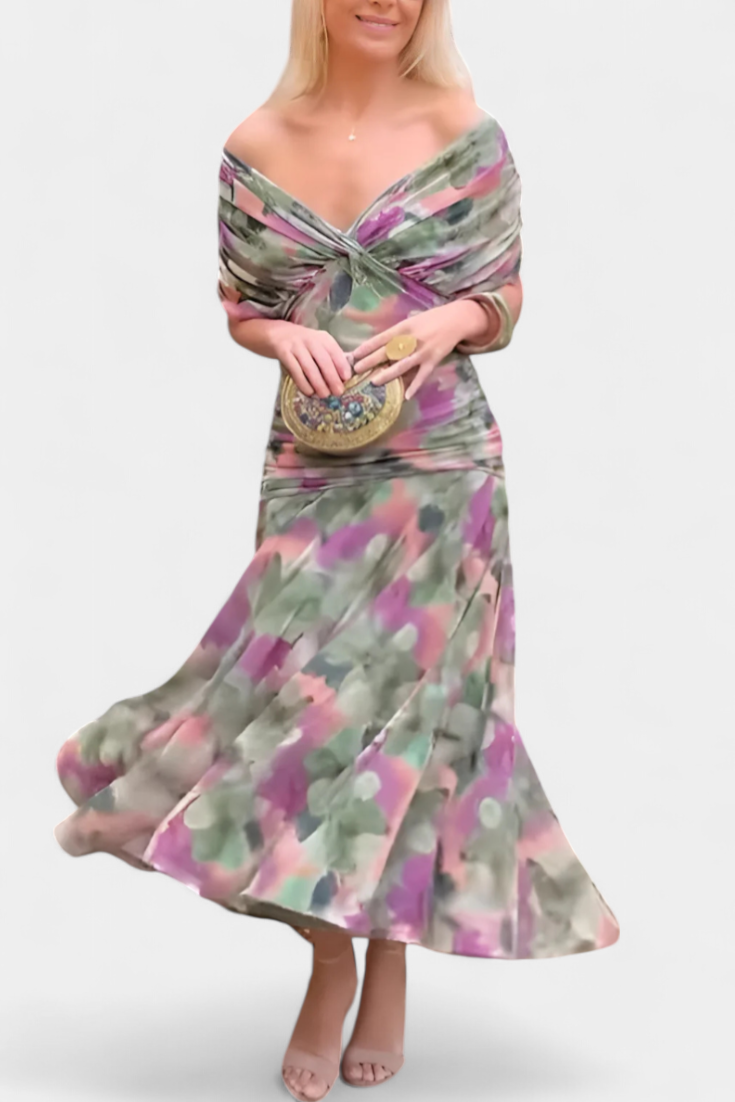 Women's Elegant Dress - Soft Occasion Party Style