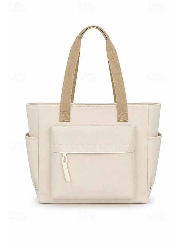 Multi-Pocket Shoulder Bag - Lightweight and Roomy