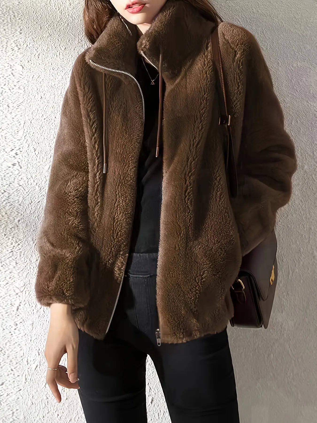 Women’s Soft Fleece Jacket – Cozy Warm Casual Everyday Style