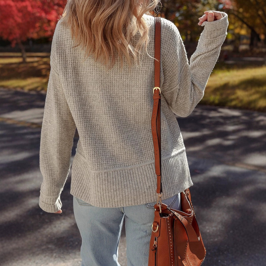 Women’s Warm Thickened Long Sleeve Top – Cozy Comfortable Winter Style