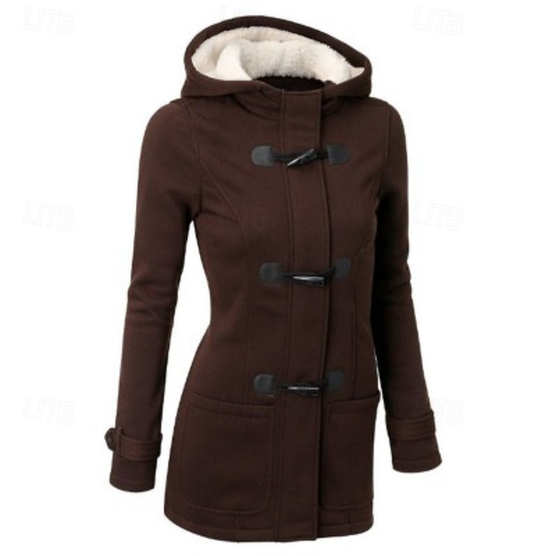 Hooded Winter Puffer Coat - Warm and Comfortable