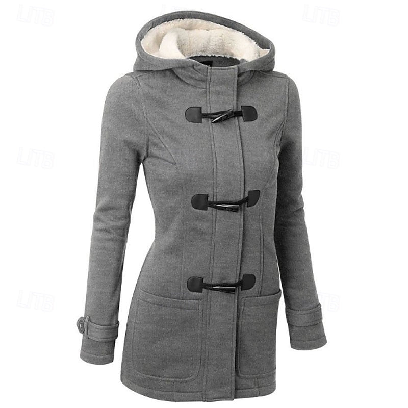 Hooded Winter Puffer Coat - Warm and Comfortable