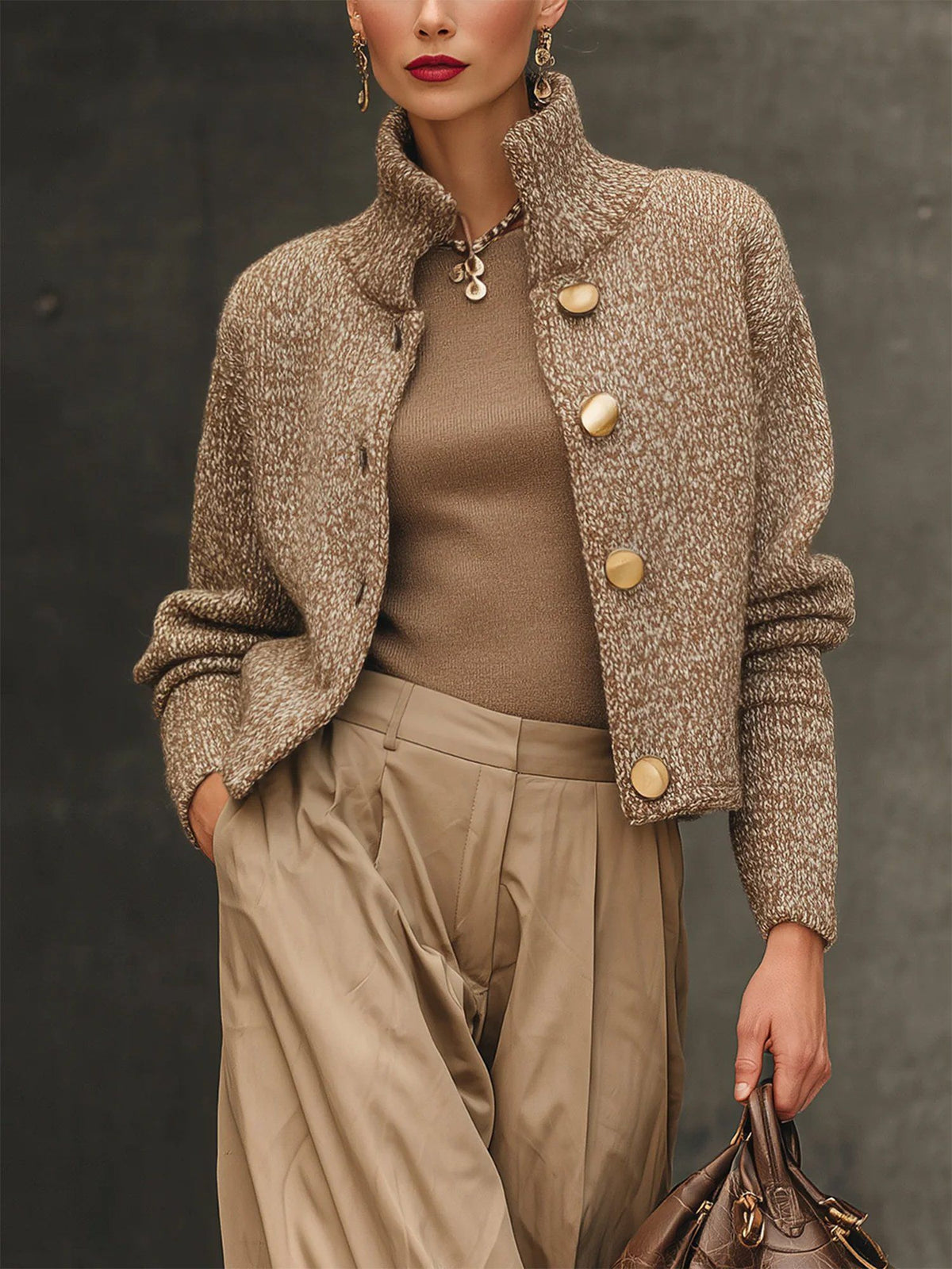 Women’s Elegant Cardigan Jacket - Soft and Versatile