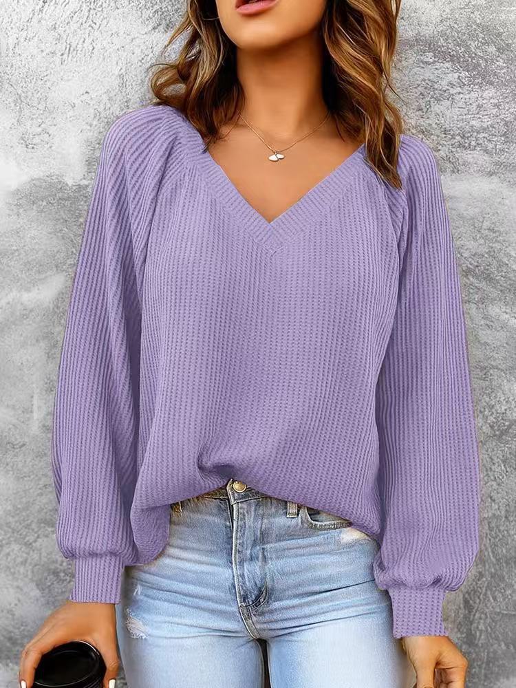 Loose-Fit Knit Sweater - Casual and Comfortable