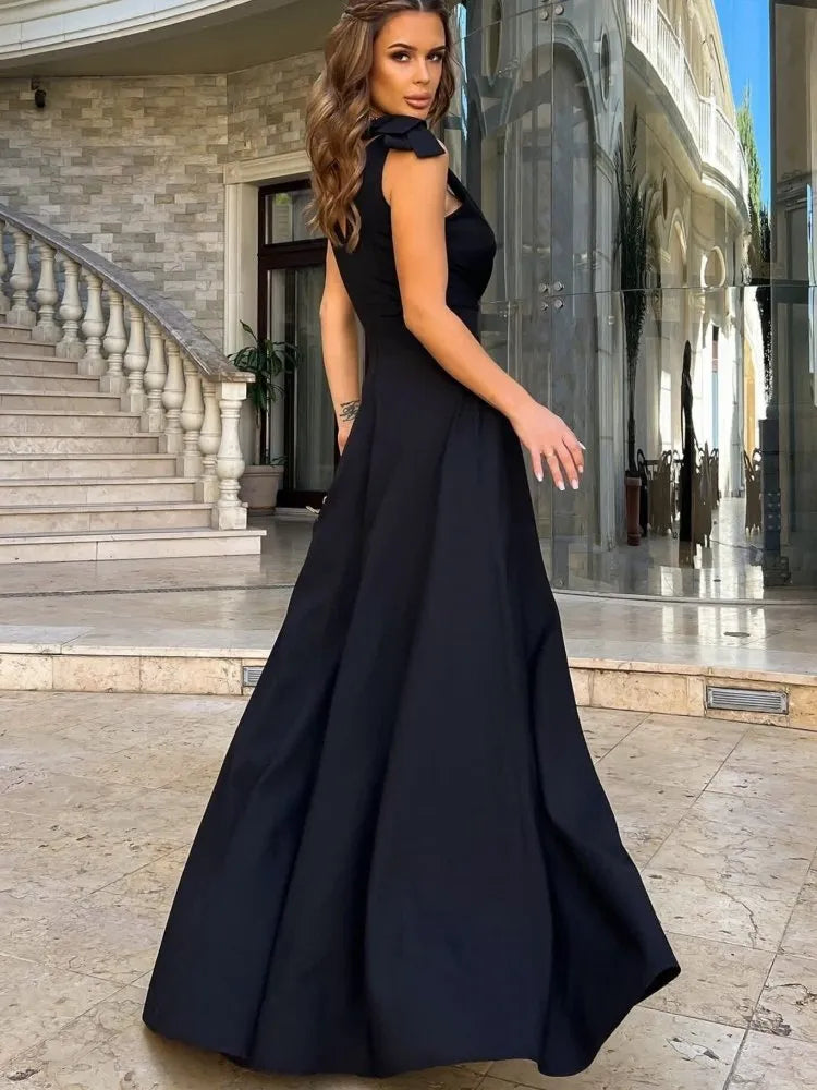 Women's Elegant Formal Maxi Dress – Graceful Occasion Evening Style