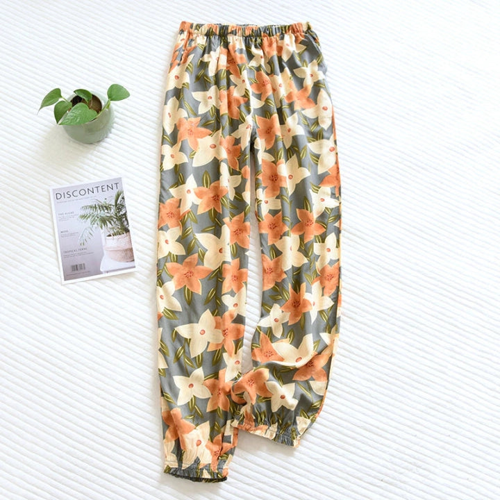 Women’s Loose-Fit Floral Pants – Comfortable Stylish Trousers