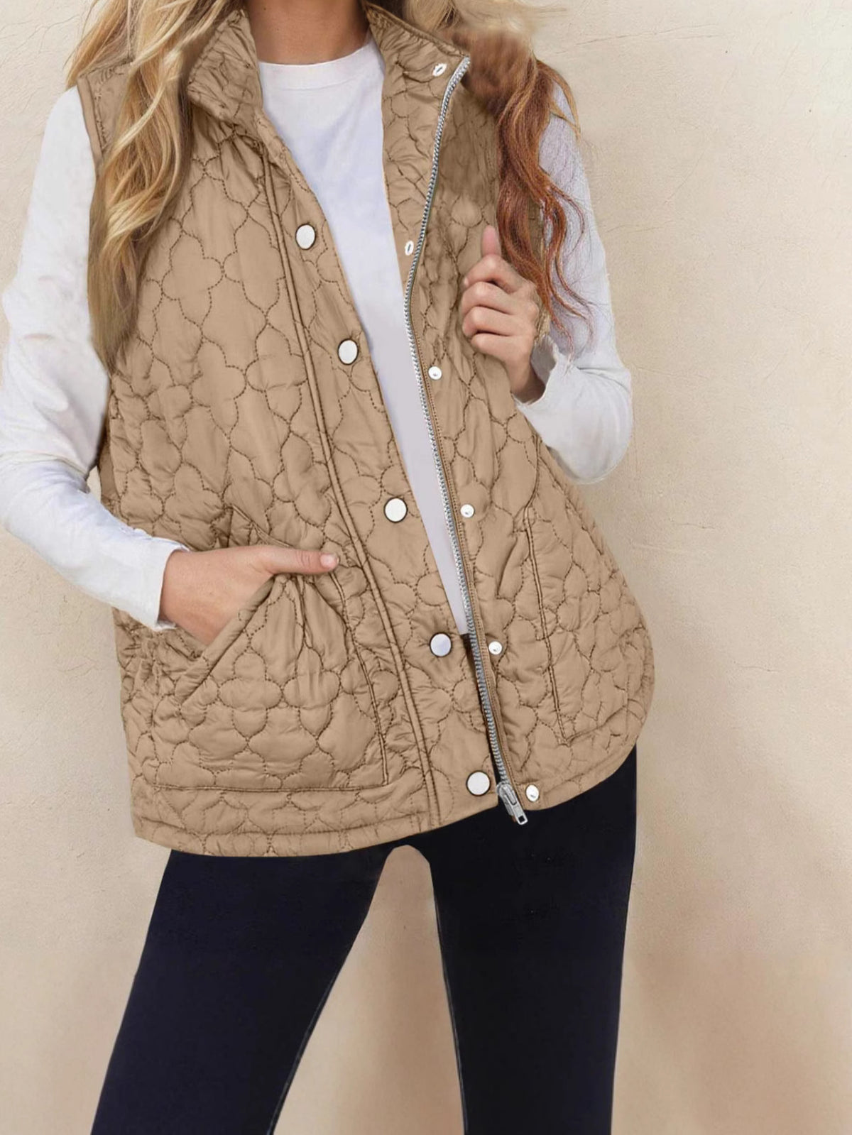 Women’s Quilted Sleeveless Vest – Warm Practical Outerwear