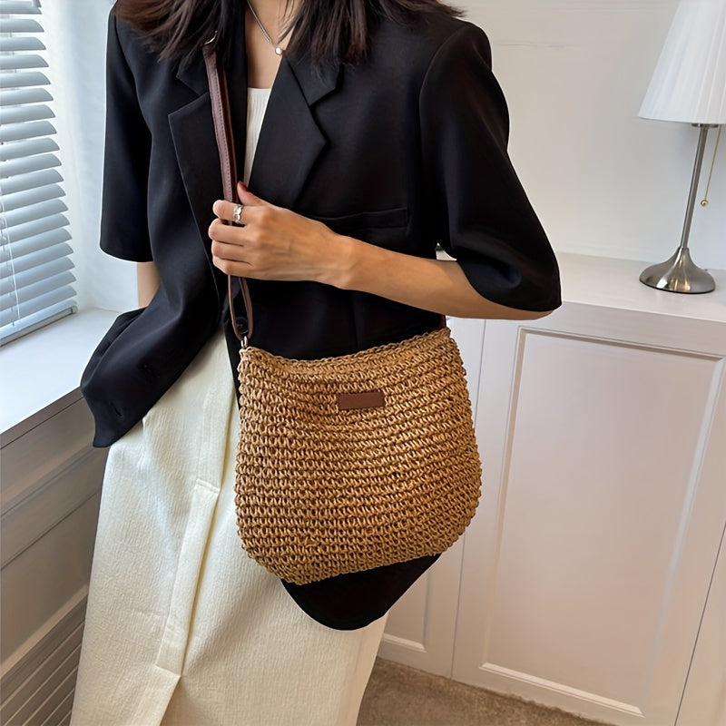 Women’s Summer Beach Crossbody Bag – Lightweight Casual Travel Bag