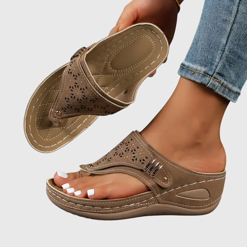Women's Orthopedic Sandals - Supportive Cushioned Summer Walking Comfort