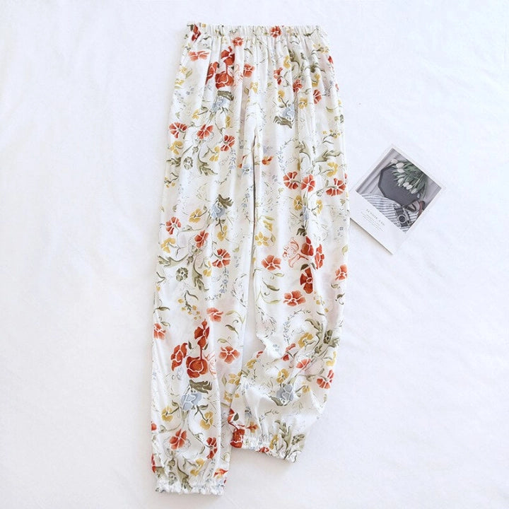 Women’s Loose-Fit Floral Pants – Comfortable Stylish Trousers
