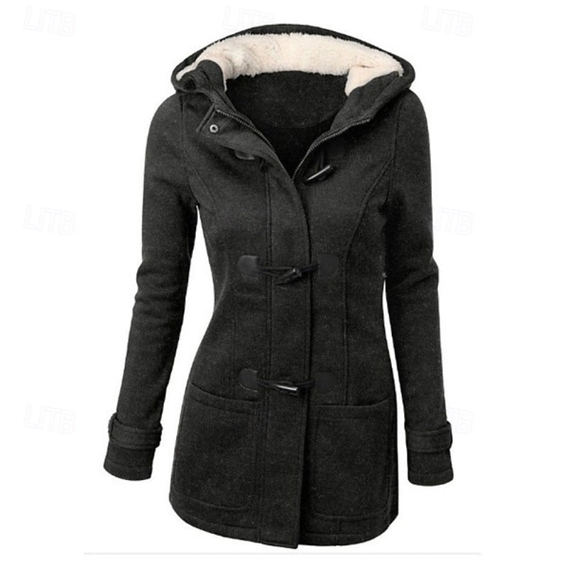 Hooded Winter Puffer Coat - Warm and Comfortable