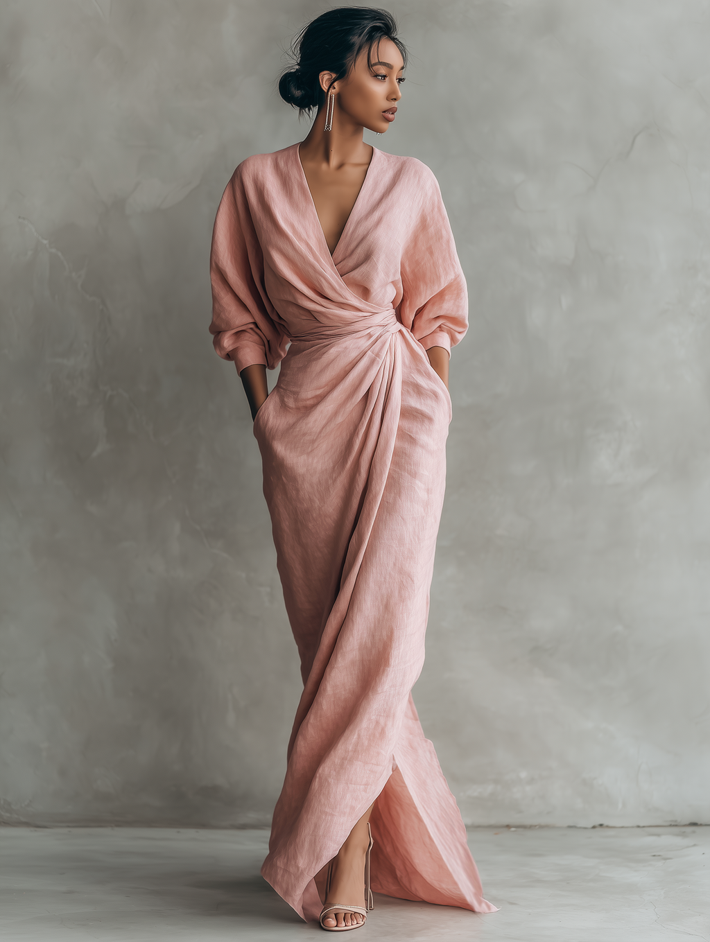 Women's Maxi Dress - Soft Occasion Summer Dress