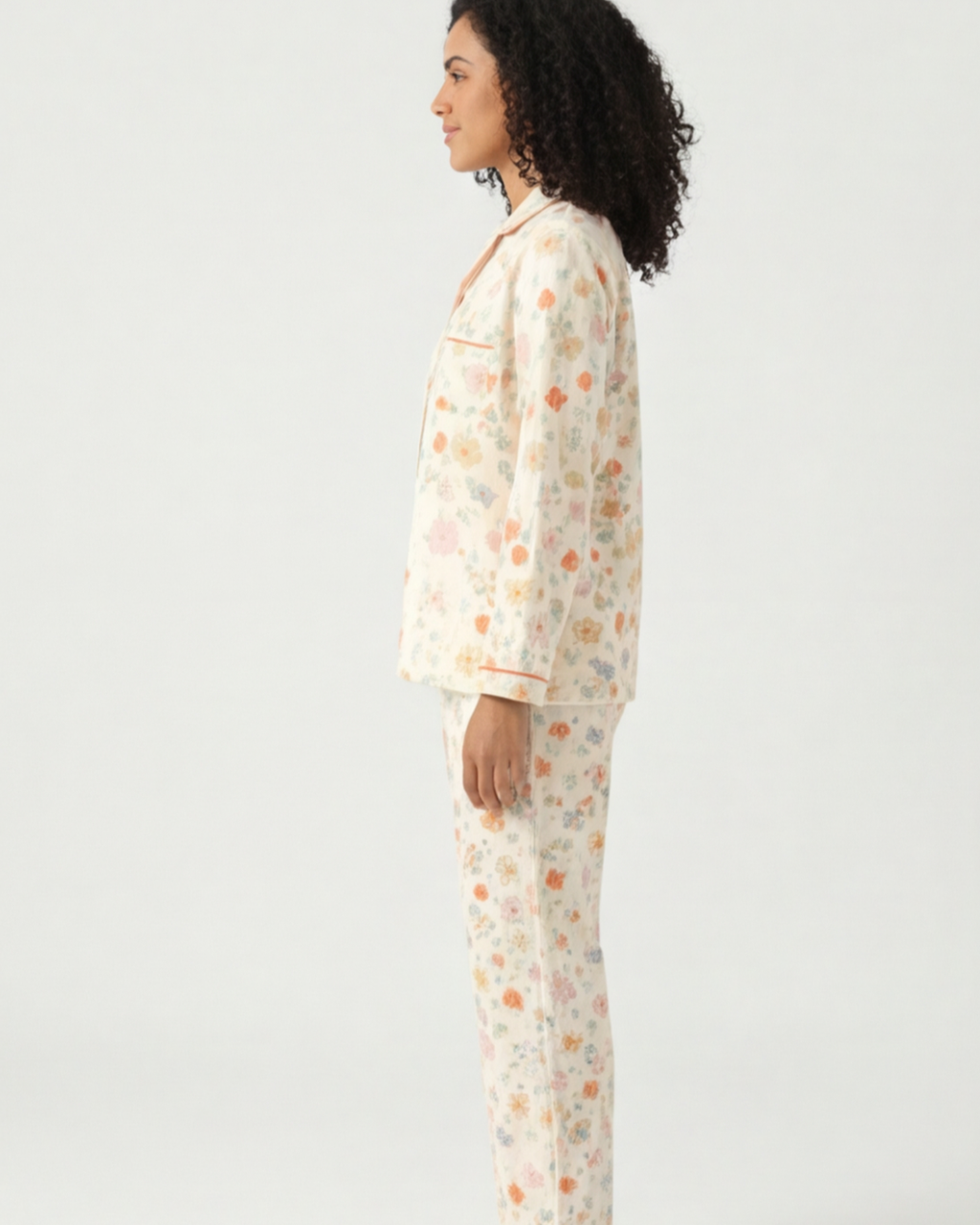 Women’s Quilted Three-Layer Pajamas – Warm Loose Lapel Homewear