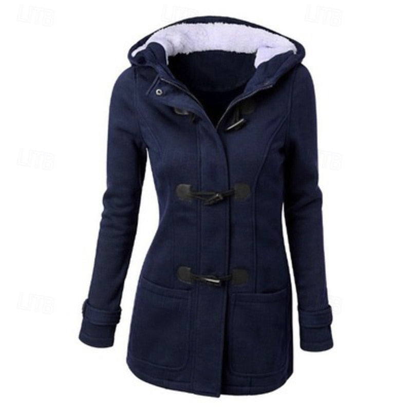 Hooded Winter Puffer Coat - Warm and Comfortable