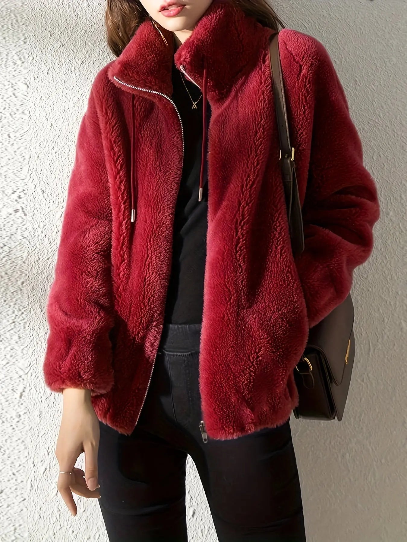 Women’s Soft Fleece Jacket – Cozy Warm Casual Everyday Style