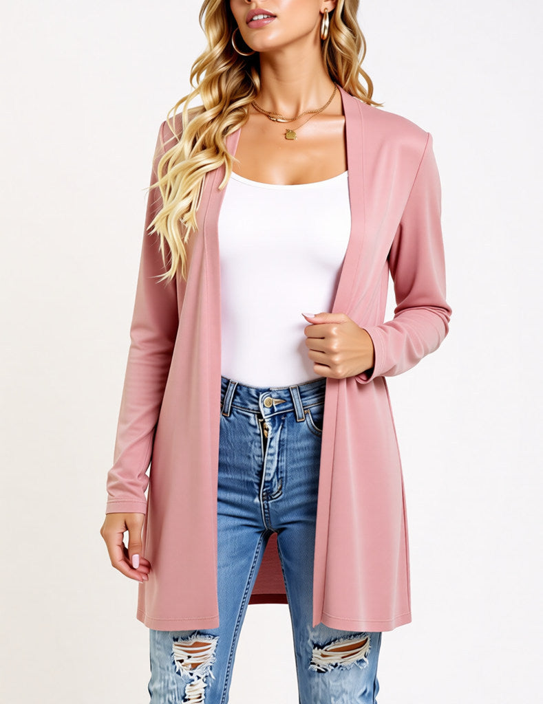 Women's Printed Seasonal Jacket - Lightweight Casual Everyday Layer