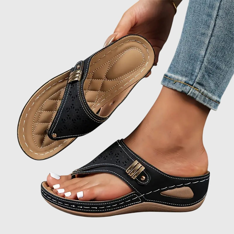 Women's Orthopedic Sandals - Supportive Cushioned Summer Walking Comfort