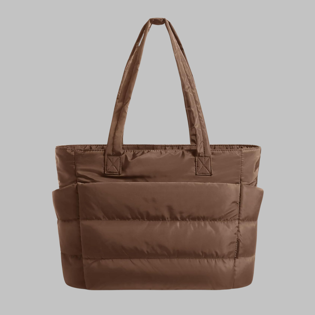 Women's Quilted Tote Bag – Spacious and Elegant Laptop Compartment
