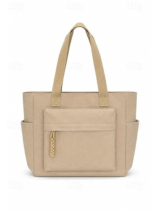 Multi-Pocket Shoulder Bag - Lightweight and Roomy