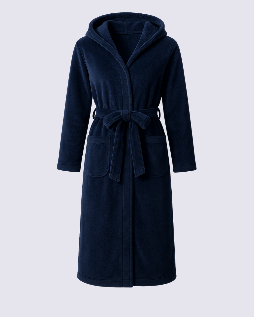 Stijlvolle effen lange comfortabele badjas voor dames