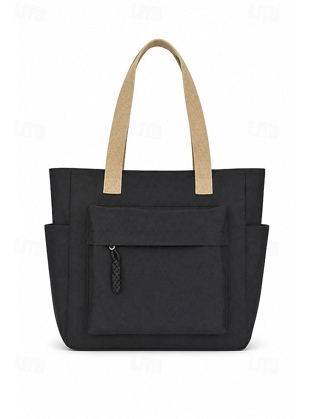 Multi-Pocket Shoulder Bag - Lightweight and Roomy