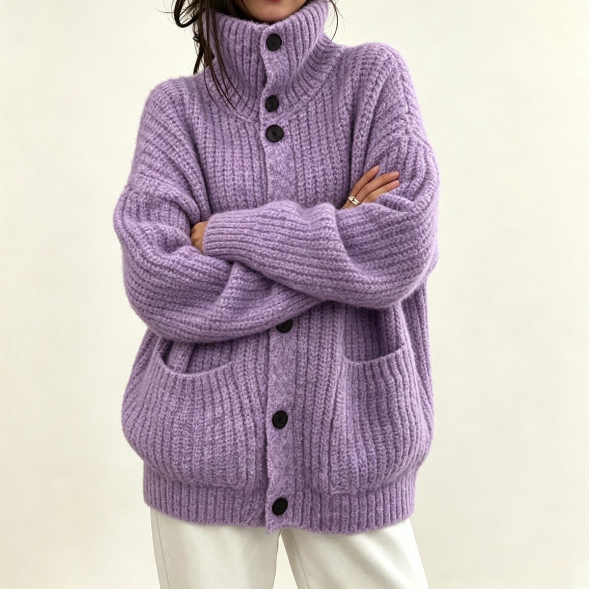 Autumn Winter Knit Cardigan Jacket - Warm and Cozy