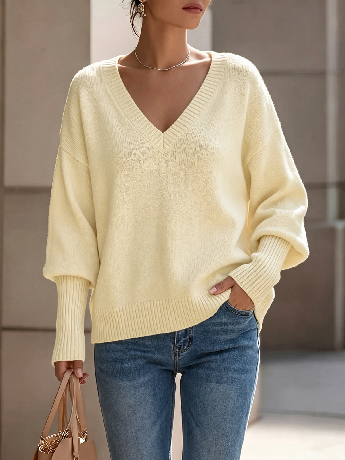 Women’s Knit Turtleneck Pullover - Soft and Elegant