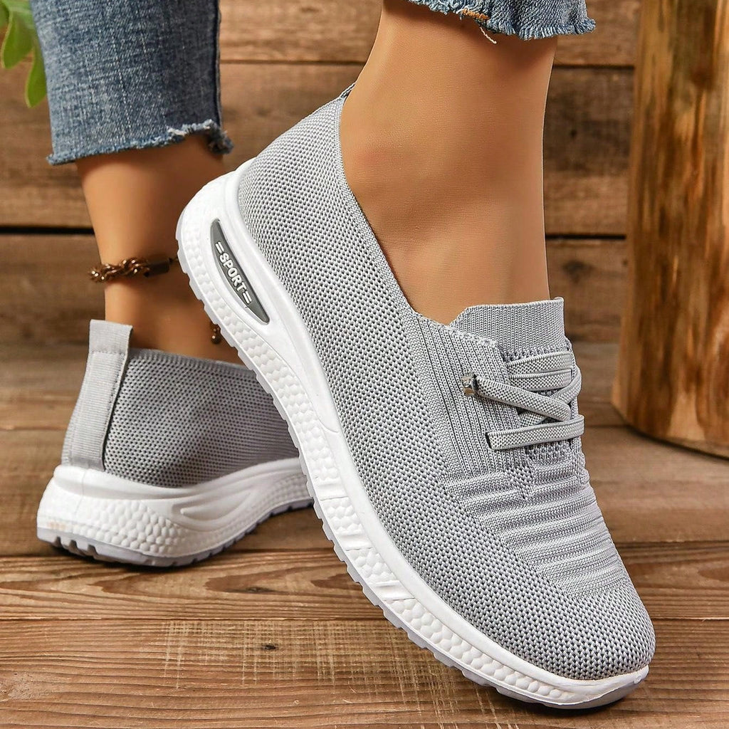 Women's Slip-On Orthopedic Sneakers with Wide Toe Box – Comfortable Everyday Walking Shoes