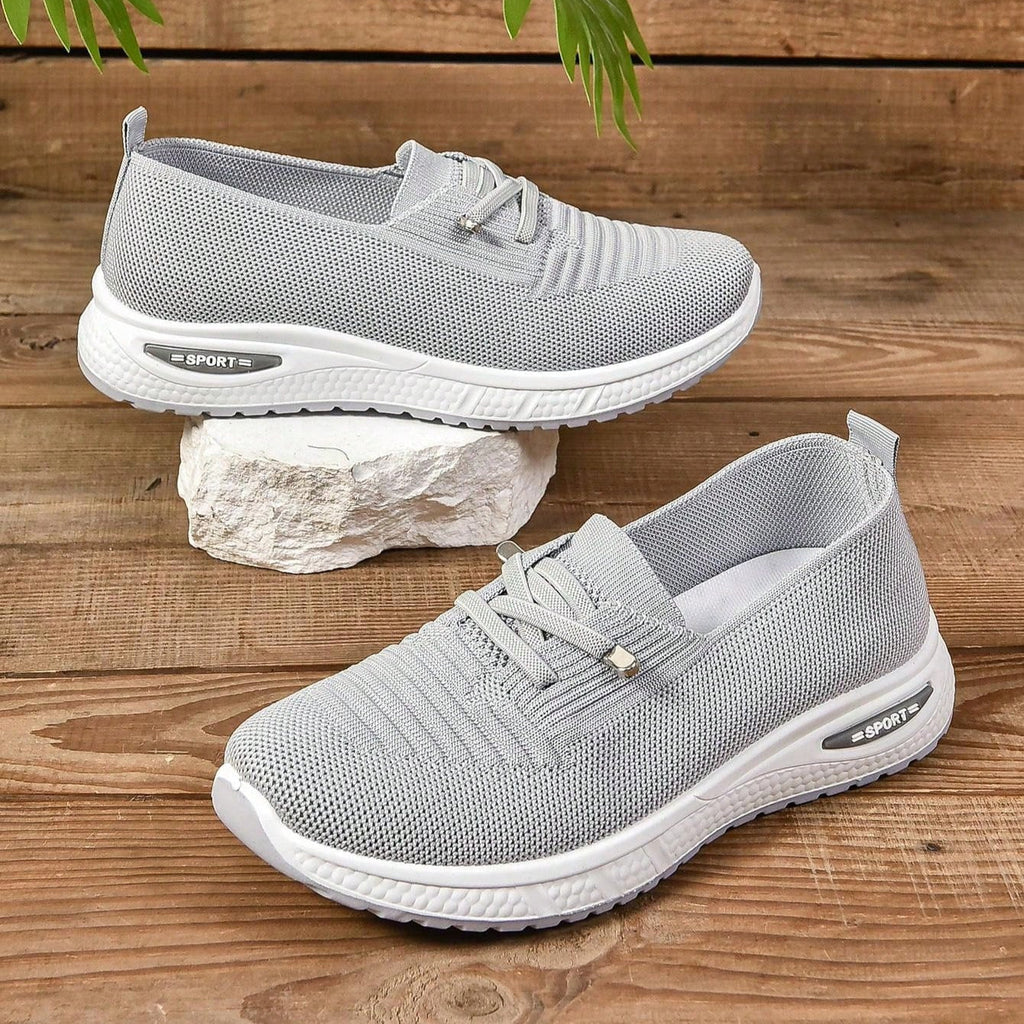 Women's Slip-On Orthopedic Sneakers with Wide Toe Box – Comfortable Everyday Walking Shoes