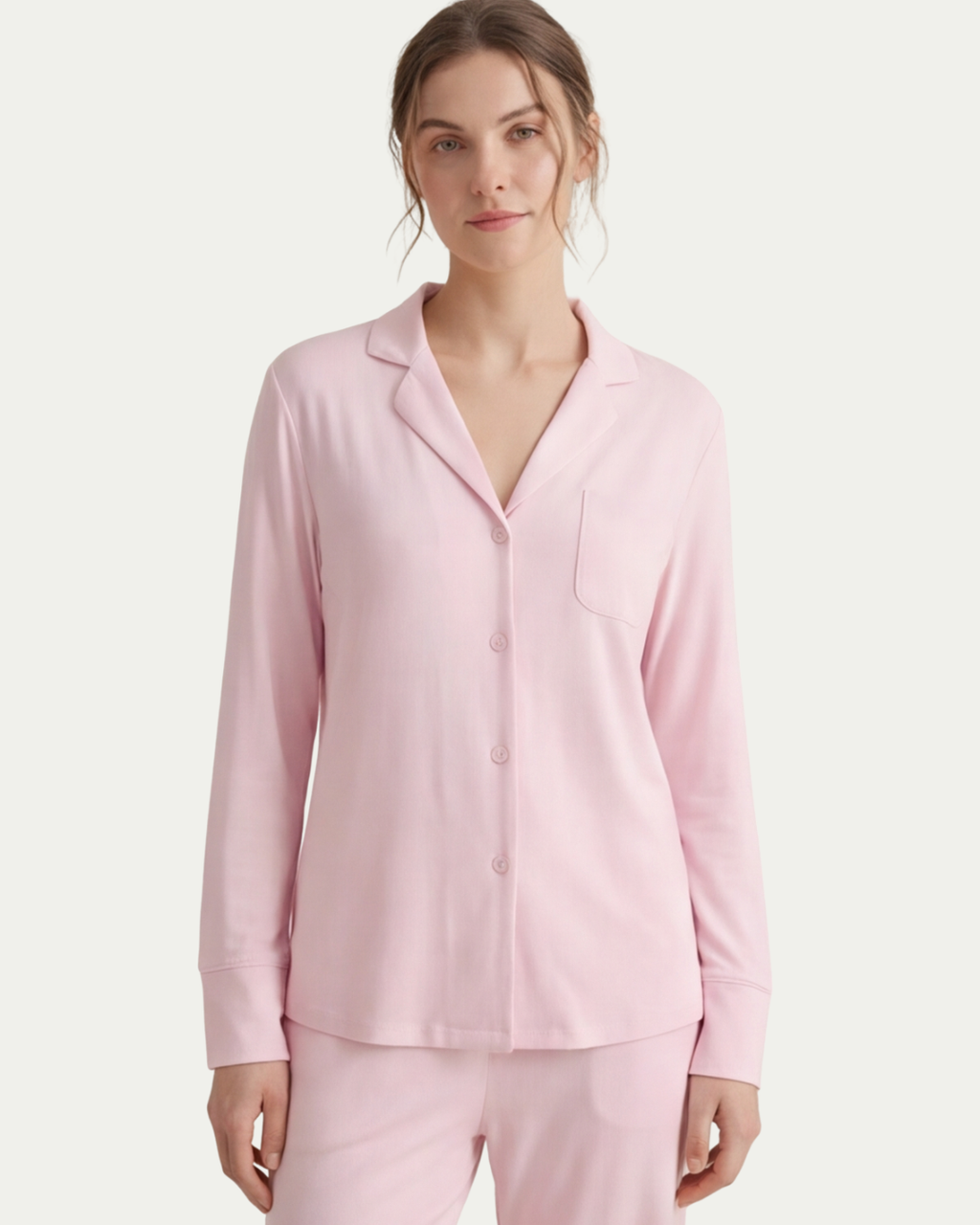 Women’s Long Sleeve Pajama Set – Comfortable Long Pants Loungewear