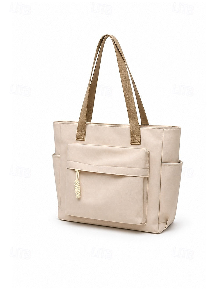 Multi-Pocket Shoulder Bag - Lightweight and Roomy