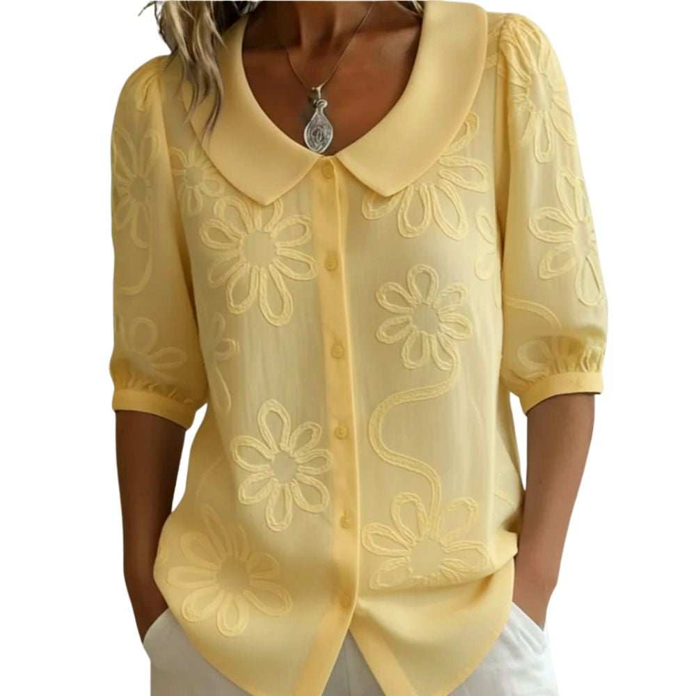 Women's Elegant Blouse - Lightweight Everyday Dressy Top