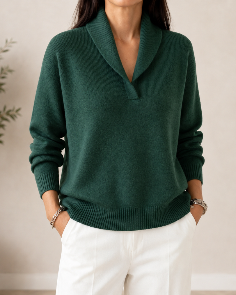 Jules Soft V-Neck Jumper - Cozy and Easy