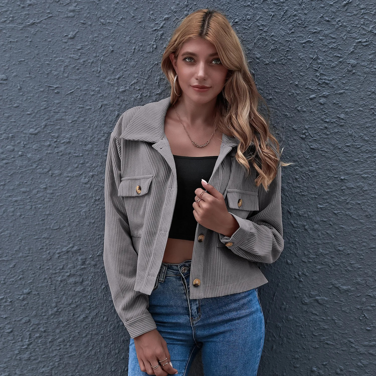 Corduroy Jacket - Soft and Modern