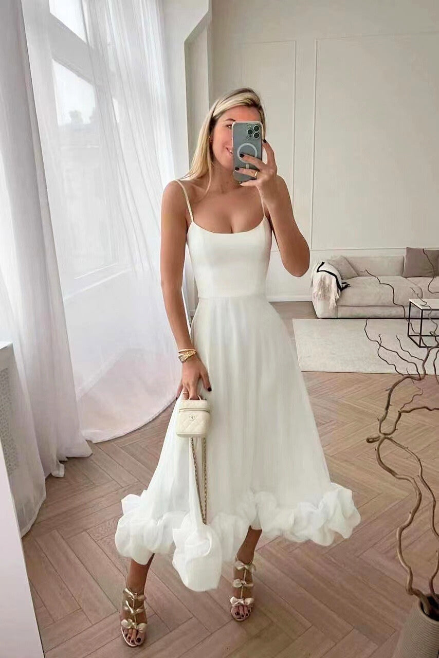 Women's Elegant Maxi Dress – Flowy Occasion Dress