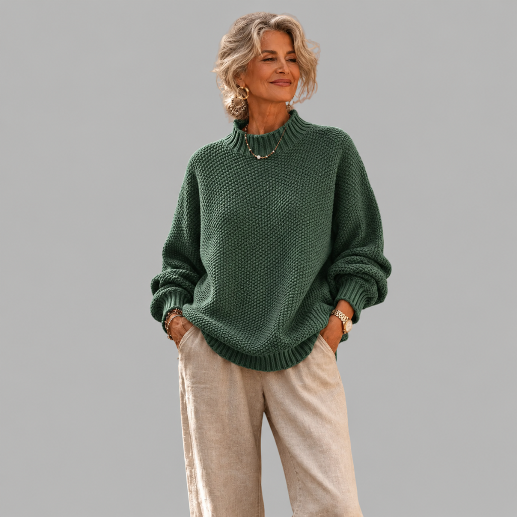 Relaxed Knit Sweater - Soft and Easy