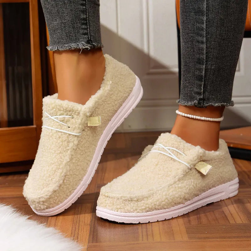 Warm Teddy Slippers - Soft Cozy Plush Indoor Comfort Style