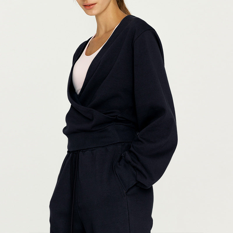 Women’s Premium Casual Sports Tracksuit – Sweatshirt and Pants Loungewear Set