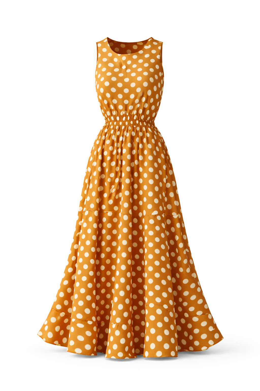 Women's Polka Dot Dress – Casual Elegant Everyday Dress