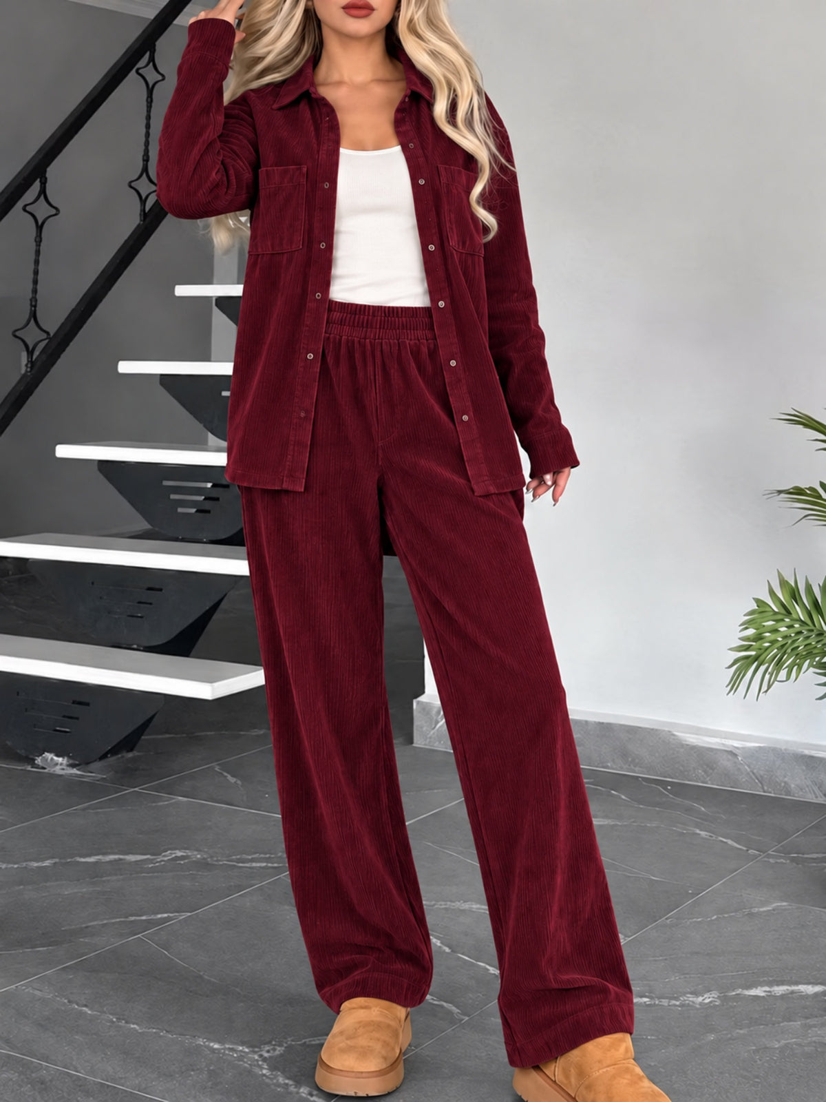 Women's Casual Two-Piece Suit - Simple and Comfortable