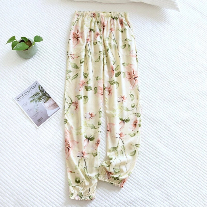 Women’s Loose-Fit Floral Pants – Comfortable Stylish Trousers