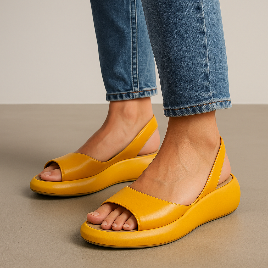 Women's Open Toe Sandals – Cushioned Supportive Summer Comfort
