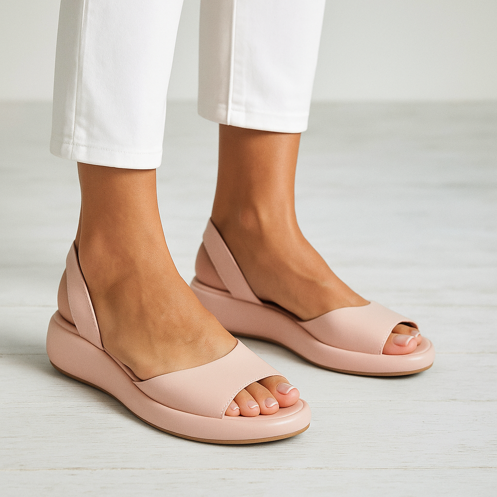Women's Open Toe Sandals – Cushioned Supportive Summer Comfort