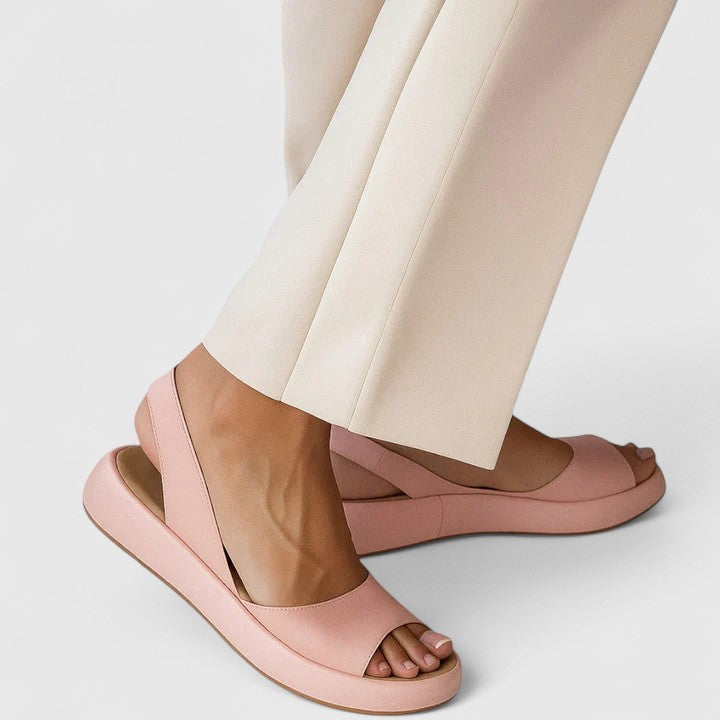 Women's Cushioned Summer Sandals – Soft Support Lightweight Open-Toe Comfort Shoes