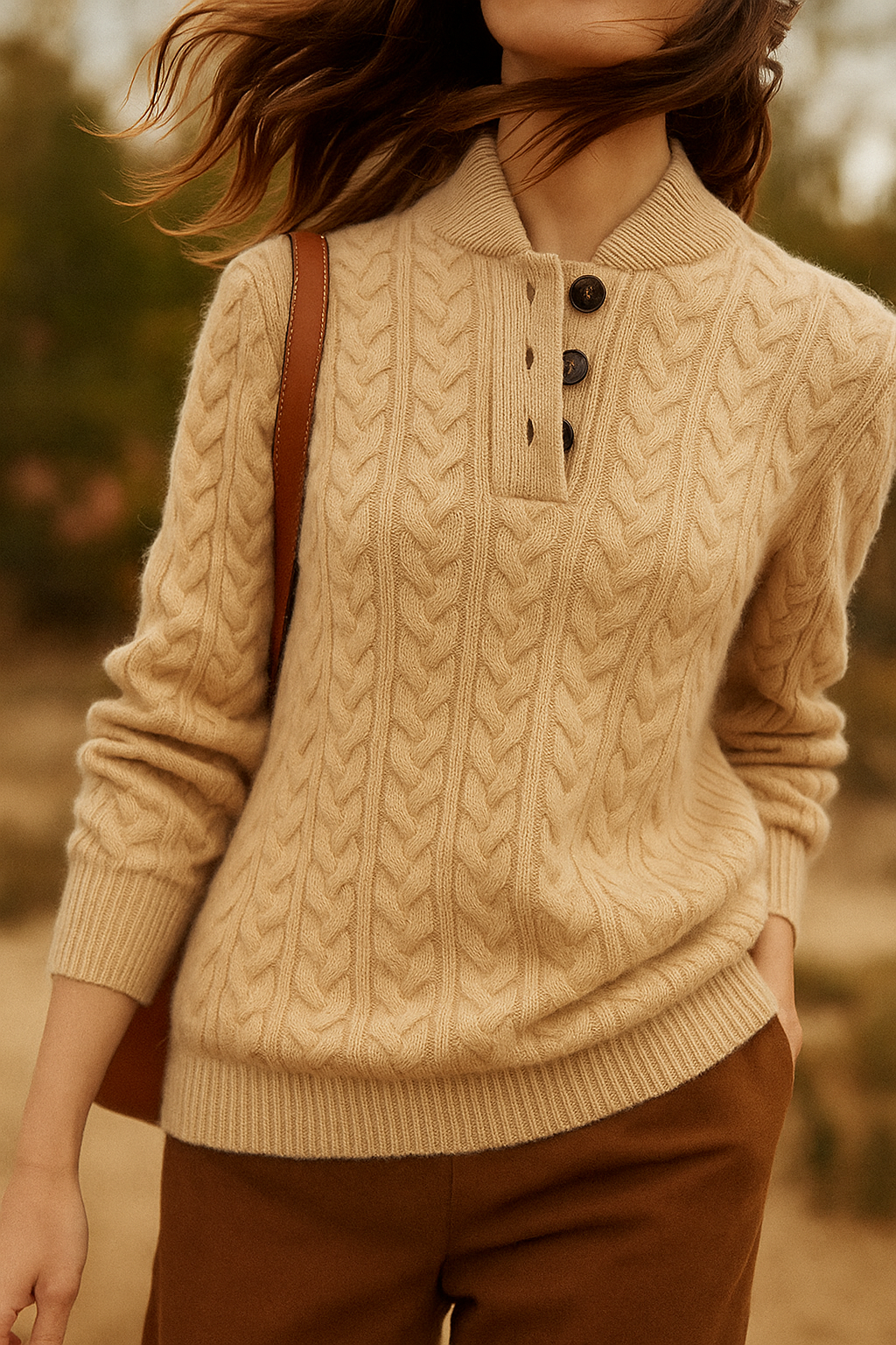 Cashmere Button Cardigan - Soft and Timeless