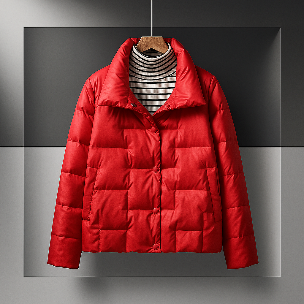 Women's Lightweight Quilted Jacket - Soft Casual Everyday Outerwear