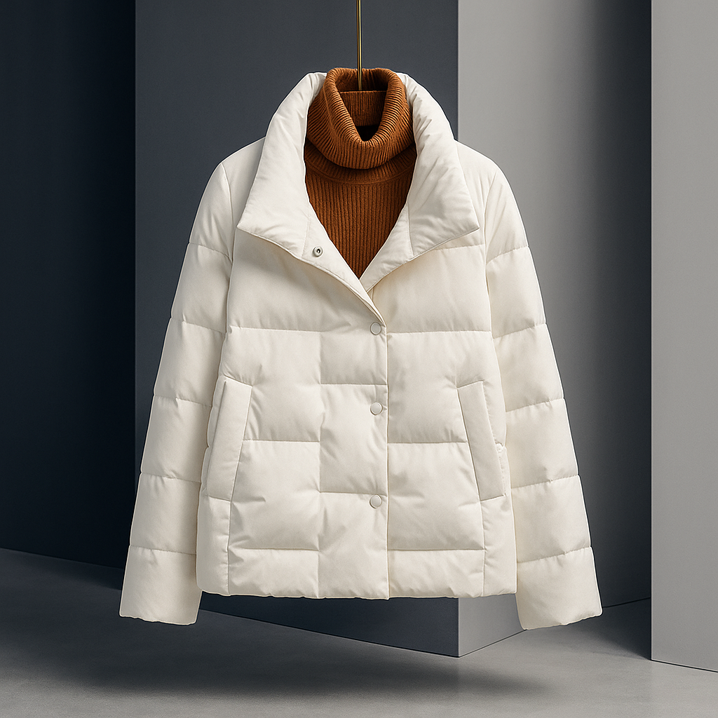 Women's Lightweight Quilted Jacket - Soft Casual Everyday Outerwear